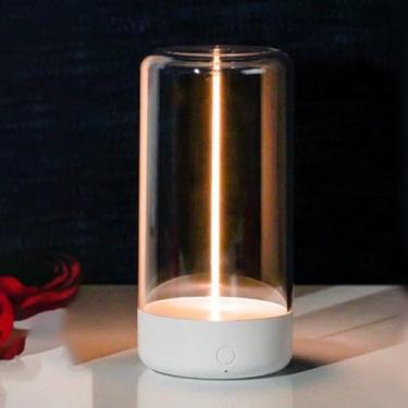 Imagem de Lâmpada de Noite LED Sem Fio Recarregável com Filamento Magnético Luz Ambiente Portátil 3 Modos Iluminação para Quarto I