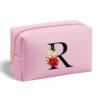 Imagem de Presentes de aniversário de amizade para mulheres, sua tia, irmã, dama de honra, colegas de trabalho, noiva, bolsa de cosméticos para viagem, maquiagem, bolsa com zíper, linda bolsa de higiene pessoal