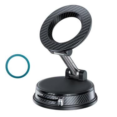 Imagem de Suporte magnético ajustável de 360° para iPhone 17 Pro Max, 16, 15, 14, 13, 12, Air Plus e mais | Ideal para carros, cozinhas, quartos, academias e outros locais | Seguro, versátil e conveniente