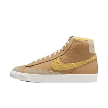 Imagem de Nike Blazer Mid 77 Tênis masculino, Trigo/Team Gold/Black/Vivid Enxofre, 43
