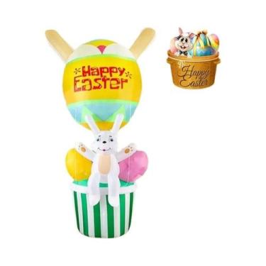 Imagem de Boneco De Neve Inflável De Natal De 1,8m Com Luzes LED Para Decoração 