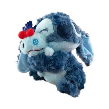 Imagem de Brinquedo De Pelúcia Disney Stitch De 23cm, Boneco Dourado Para Decora