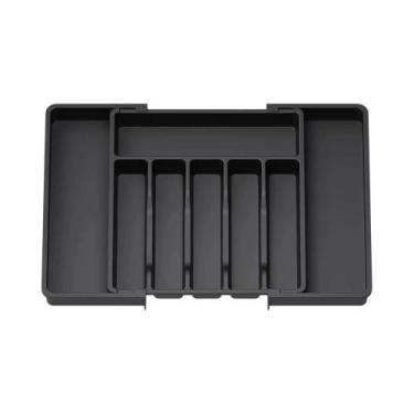 Imagem de Organizador De Talheres Ajustável E Expansível Em Plástico Para Colher