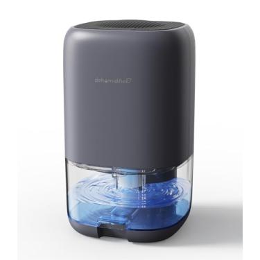 Imagem de TABYIK Desumidificador pequeno para quarto, banheiro, desumidificadores portáteis para casa, quarto, trailer, armário, removedor de umidade compacto silencioso para espaços pequenos, com desligamento