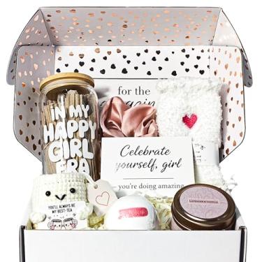 Imagem de Presentes de aniversário de melhor amiga para mulheres, presentes de amizade para mulheres, lindo pacote de autocuidado para irmã Bestie, presentes galentinos para mulheres, presente de dia dos