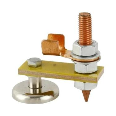 Imagem de Alicate Magnético Grande Para Soldagem Com Suporte De Placa Metálica E