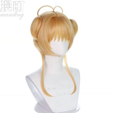 Imagem de Cosplay Wig Cards Captors Sakura Kinomoto Synthetic Hair