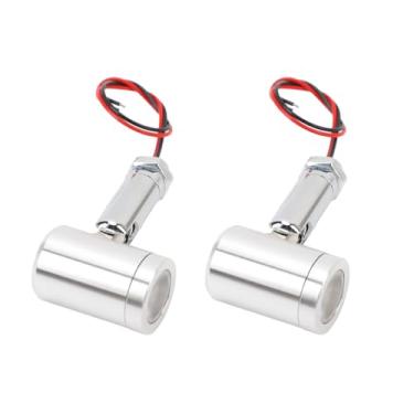 Imagem de 2 Peças de Spot LED DC12V 1W Ângulo 30 Luzes Destaque Internas Iluminação Econômica Em Caixa Alumínio para Mostruário Joias Armário Estante Livros Cor