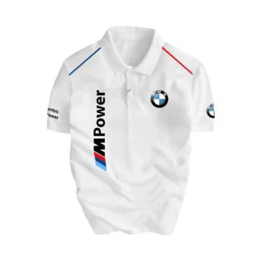 Imagem de Camisa Polo Masculina De Secagem Rápida E Respirável BMW Motorsport Pa