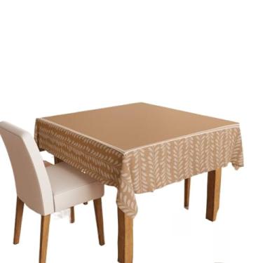 Imagem de Toalha de Mesa Quadrada 4 Lugares - Estampa Digital Rosa, 140x140cm, Tecido Poliéster de (06)