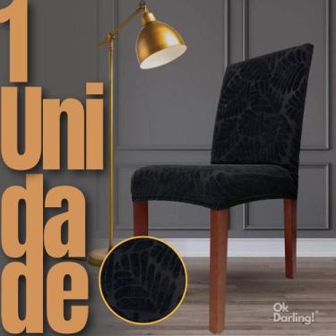 Imagem de Capa de Cadeira Linha Premium Cancún - Preto - OK Darling