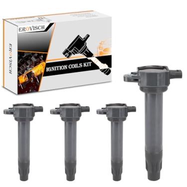 Imagem de Pacotes de bobina de ignição UF557 (conjunto de 4) - Compatível com Dodge Jeep Chrysler - Caliber Journey Compass Patriot Sebring - 1.8L 2.0L 2.4L L4 Engine - Substitui OEM 4606824AB C1587