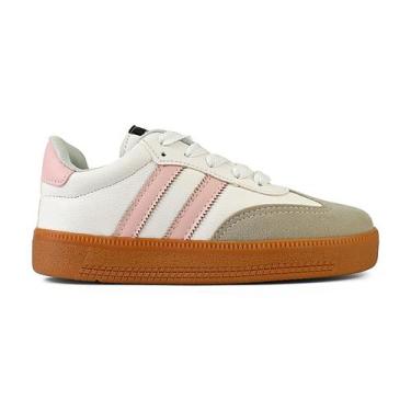 Imagem de Tênis Infantil Feminino Casual Escolar Leve Confortável Calce Fácil Me