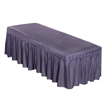 Imagem de DimyFew Tampa Da Folha Da Valência Da Tabela Cosmética Da Massagem com Furo, Smokey Roxo-185x70cm