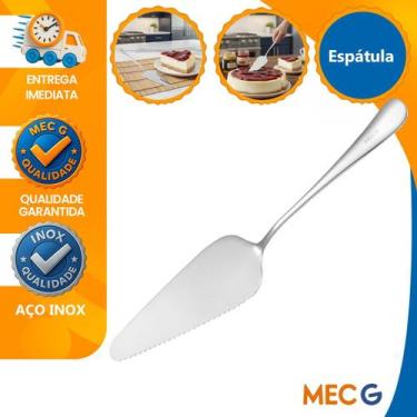 Imagem de Espátula de Inox Elegance para Cortar Bolo Torta e Pães de Aço Inox Pá
