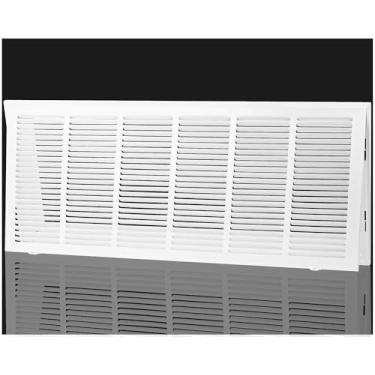 Imagem de Grade de filtro de ar de retorno com abertura de duto de 36 x 12, grade de tampa de ventilação de retorno de ar de aço, capas de ventilação HVAC para parede e teto, comporta filtro CA de 2,5 cm de