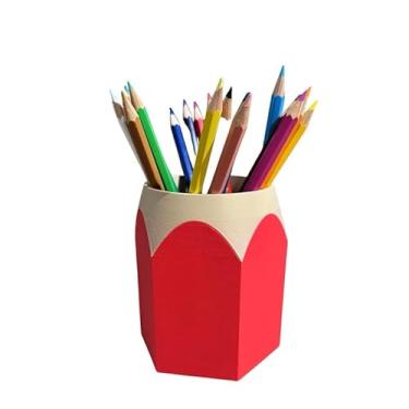 Imagem de Organizador Multiuso de Mesa - Porta-Lápis, Canetas e Maquiagem com Design Temático Charmoso (Porta caneta lápis)