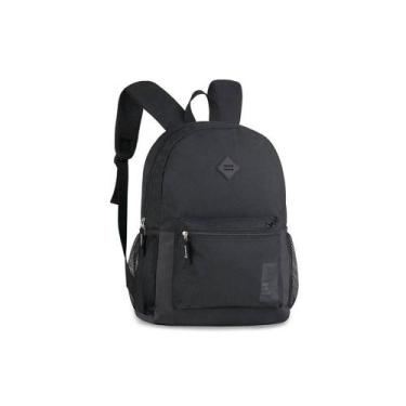 Imagem de Mochila Escolar Style Lisa Clio, Preto