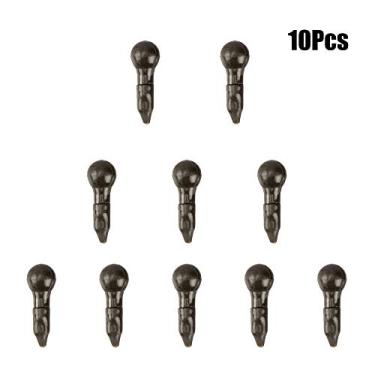 Imagem de 10 Peças 20 Pérolas de Mudança Rápida Linha Pesca Acessórios para Suporte Carpa PP e PVC Macio Resistente à Corrosão Fácil Usar Pequeno Leve Prático Transportar