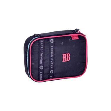 Imagem de Estojo 36 Pens Crinkle com Matelassê Rb Nova Coleção 2025 Cor:Preto RB