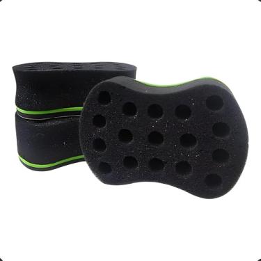 Imagem de Esponja Modeladora Afro Mini P – Furos de 10mm para Twists e Cachos com Volume – Compacta e Profissional