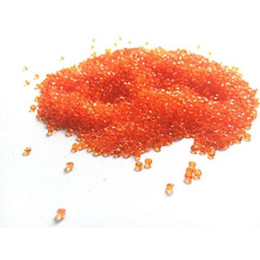 Imagem de Diamantes acrílicos da Jane Shop, pedras preciosas de acrílico de 2,5 mm, cristais redondos falsos, cristais de confete de mesa de 0,09 polegadas, cristais de confetes para confetes de mesa, espalhadores de mesa, enchimentos de vaso, decoração de festa (10000 peças), Laranja, 2.5 mm