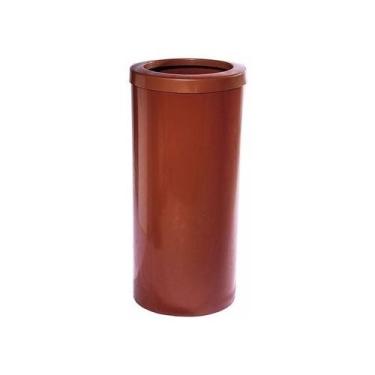 Imagem de Lixeira Plástica 22 Litros Com Aro CB39A Marrom - jsn