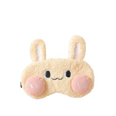 Imagem de Máscara de dormir de coelho hip-hop com bloqueio de luz para dormir novidade engraçada máscara de dormir animal cobertura de olhos para mulheres e homens