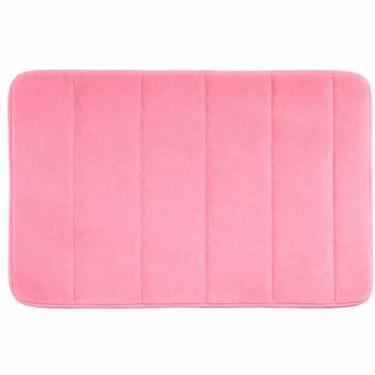 Imagem de Tapete Antiderrapante Soft – Macio, Absorvente, Lavável e de Secagem Rápida para Conforto e Segurança (Rosa)