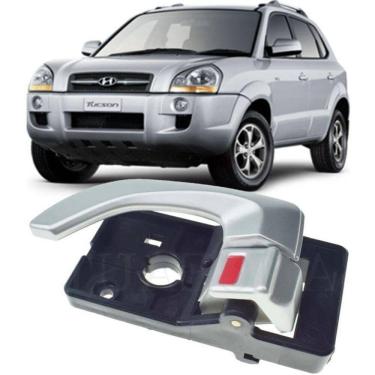 Imagem de Macaneta Interna Porta Esquerda Tucson De 2006 À 2014 Prata