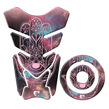 Imagem de Adesivo Protetor Tanque E Bocal Yamaha Cacto Rosa