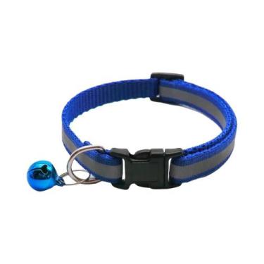Imagem de Coleiras Ajustáveis refletivas Para Cães E Gatos, 12 Cores, Com Sinos,