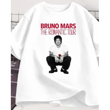 Imagem de Camiseta Bruno Mars - Unissex Algodão - Kyros, Rosa, M