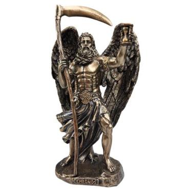 Imagem de Estátua Em Resina Chronos Mitologia Grega Decorativo - GS