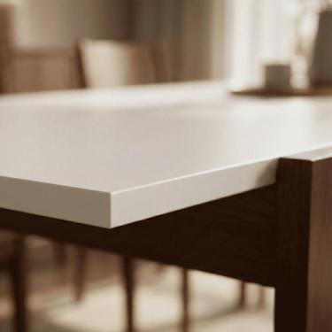 Imagem de Mesa Flyp De Jantar Retangular 120x80 Sem Vidro 4 Lugares Compacta Par