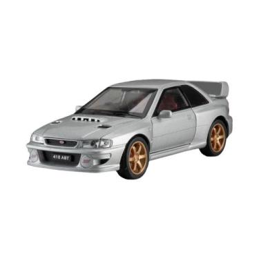Imagem de Miniatura De Carro Subaru Impreza Em Escala 1:32 Com Som, Luz E Pneus 