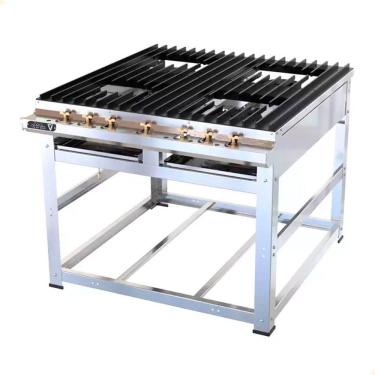 Imagem de Fogão Industrial Nova Era 4 Queimadores Grandes Venâncio A Gás Sem Forno Nev22 57473