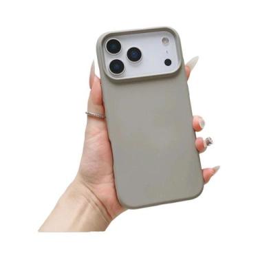 Imagem de Capa De Silicone Fosca Candy Para iPhone 17 16 16E 15 pro Max, Anticho