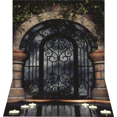 Imagem de Fundo Fotográfico Em Tecido Neweborn Portal 1,50X2,20