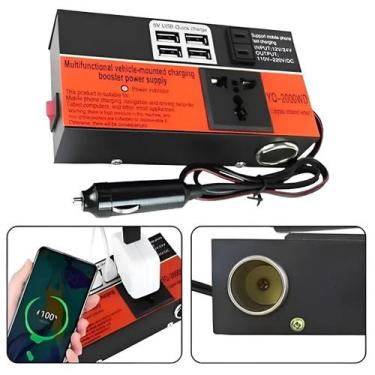 Imagem de Conversor Veicular 12V 24V Tomada USB - Rick Imports