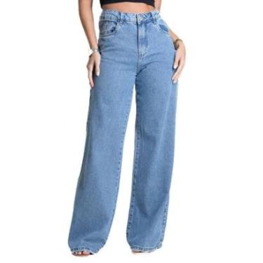 Imagem de Calça Jeans Sawary Wide Leg - 281865 46-Feminino