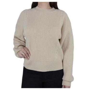 Imagem de Blusa Feminina Facinelli By Mooncity Tricot Bege - 651240-Feminino