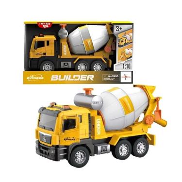 Imagem de Caminhão Betoneira 1:10 Fricção Luz e Som - Brink Center