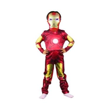 Imagem de Homem de ferro cosplay macacão vingadores super-herói halloween carnav