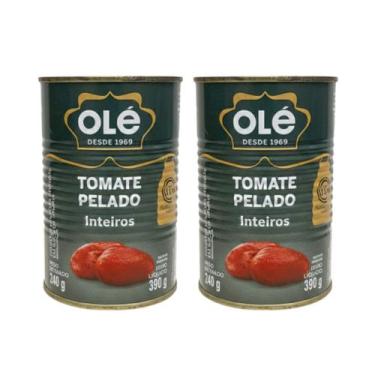 Imagem de Tomate Pelado Inteiros Olé Lata 390g - 2 Unidades