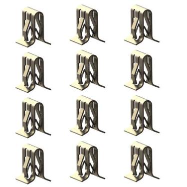 Imagem de 12 Presilha Metal Painel Soleira Coluna Chevrolet GM Agile 2010/2014