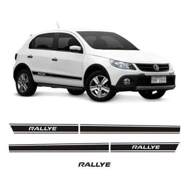 Imagem de Kit Adesivos Faixas Laterais Preta Gol Rallye G5 2011 - onl