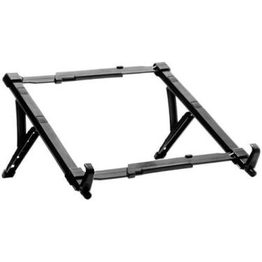 Imagem de Suporte Regulável Preto Para Notebook Resistente Bright