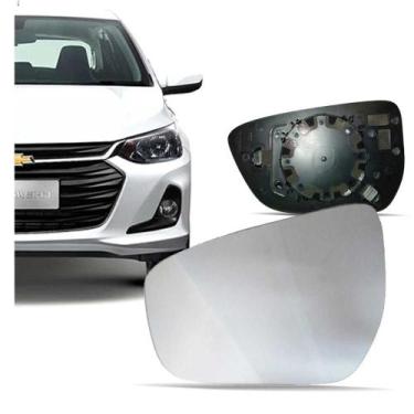 Imagem de Lente Vidro Espelho Retrovisor Esquerdo Pecas Genuinas Gm Onix 2020 Em