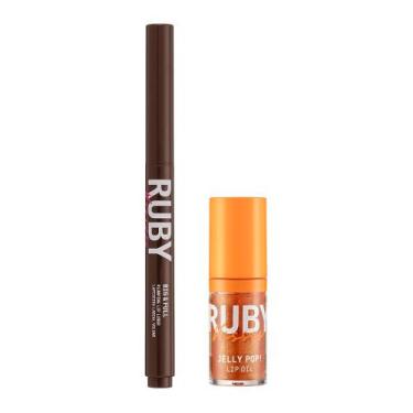 Imagem de Lip Oil Jelly Pop! Glazed Pop + Lapiseira Labial Volume Big & Full War